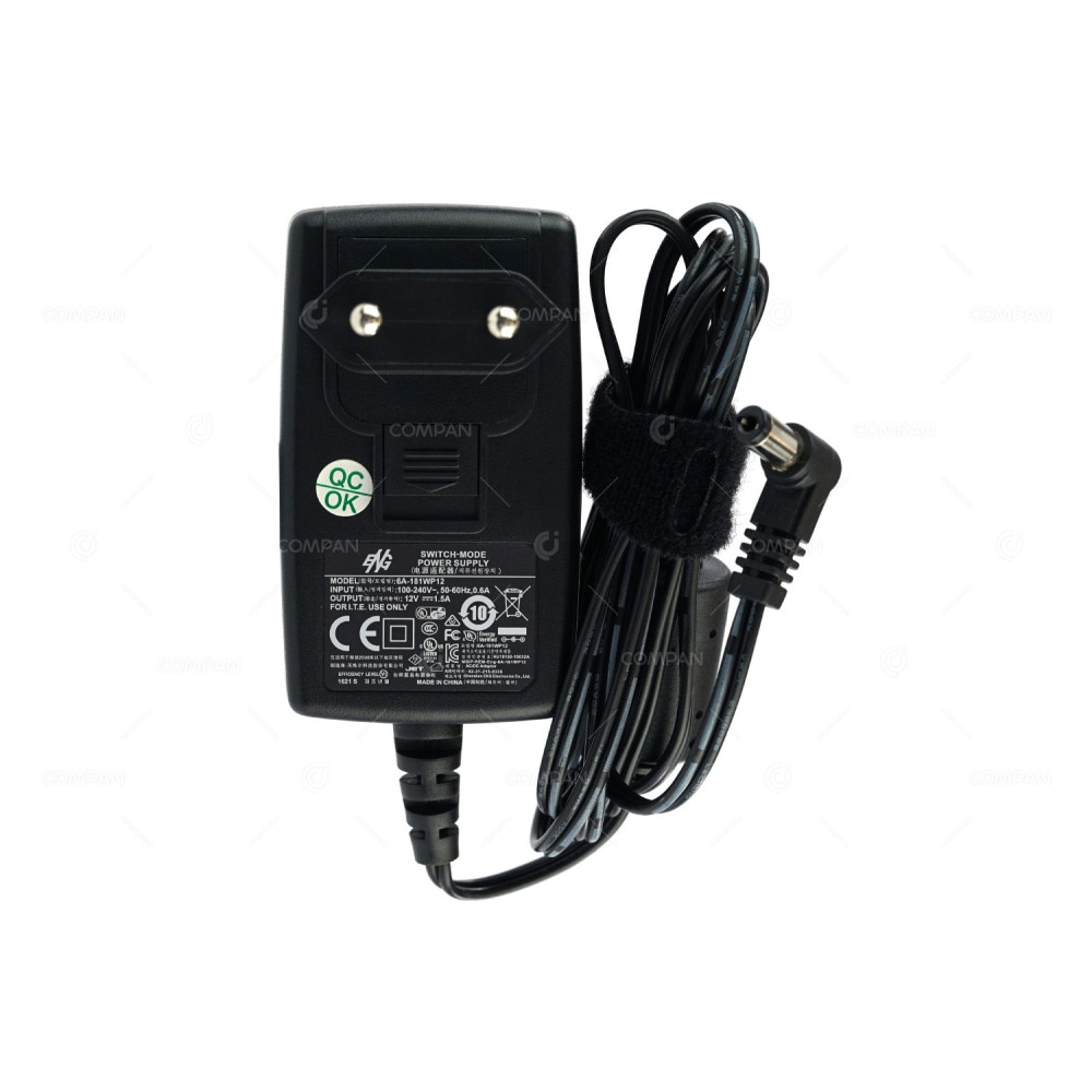 6A-181WP12 ENG 18W 12V 1.5A SWITCH-MODE POWER SUPPLY AC/DC ADAPTER -